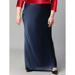 Oxolloxo Navy Maxi Skirt-picture-11