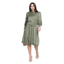 Oxolloxo Olive Regular Fit Dress-picture-28