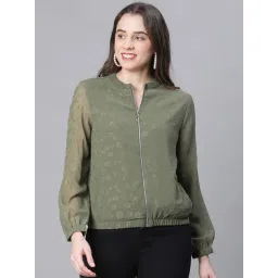Oxolloxo Olive Textured Jacket-picture-15