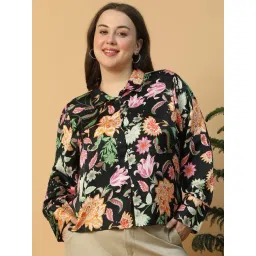 Oxolloxo Orange Regular Fit Printed Shirt-picture-23