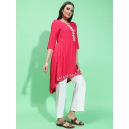 Oxolloxo Red Embroidered Tunic image 3