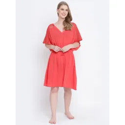 Oxolloxo Red Night Dress-picture-40