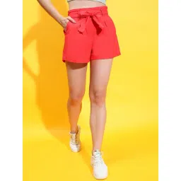 Oxolloxo Red Regular Fit Shorts-picture-31