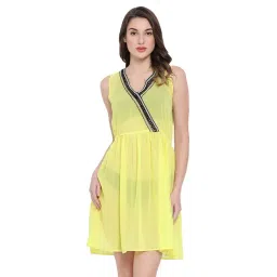 Oxolloxo Sunshine Direction Yellow Beachwear Dress-picture-15