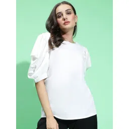 Oxolloxo White Regular Fit Top-picture-11