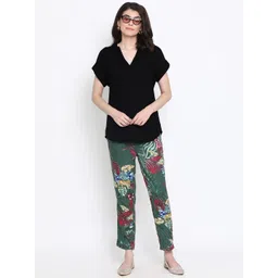 Oxolloxo Women Black Solid Top-picture-40