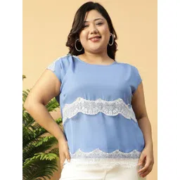 Oxolloxo Women Plus Size Short Sleeve A-Line Top-picture-16