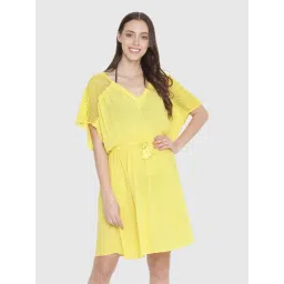 Oxolloxo Yellow A Line Fit Dress-picture-10