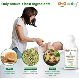 oyo baby Easy Tummy Roll On For Baby, Quick Relief From Colic & Gas image 4