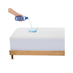 OYO BABY Cotton Feel Terry Ultra Soft Waterproof Mattress Protector Breathable Hypoallergenic Mattresses Cover - 75 x 72 Inch , King Size Bed - White-picture-12