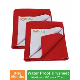 OyO Baby Infants 2-Pieces Solid Waterproof Mattress Protector-picture-21