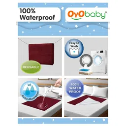 OyO Baby Infants 3 Pieces Waterproof Mattress Protectors image 2