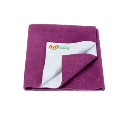 OyO Baby Instadry Anti-Piling Dry Sheet Bed Protector - Purple-picture-36
