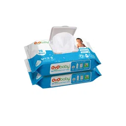 OyO Baby Set of 2 Water Based Baby Wipes with Aloe Vera - 72 Wipes Per Pack-picture-20