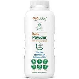OYO BABY Powder 400g for Newborns & Toddlers | Sweat-Absorbing, Rash-Free, Refreshes & Soft Skin Care Powder | Daily Use After Bath-picture-23