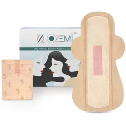 ozemi Natural Bamboo Biodegradable Sanitary Napkin with 4X Absorption | 280 mm (XL) - Sanitary Pad-picture-10