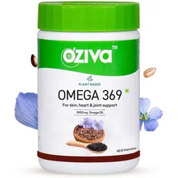 oziva Vegetarian Omega 3 6 9 for Skin, Heart & Joint Support, 1000mg, Vegan-picture-10