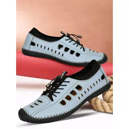 OZJI Men Punch Hole Shoe-Style Sandals-picture-29