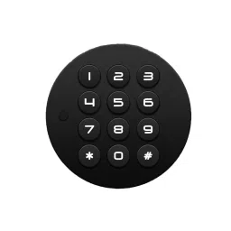 Ozone Round Handy and Compact Master PIN Code Access Automatic Smart Furniture Locking Black (Pack of 1)-image-21