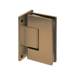OZONE Wall to Glass Hinge Stainless Steel Tan Brass Finish, OSSH-11-ED STD TAN BRASS-picture-15