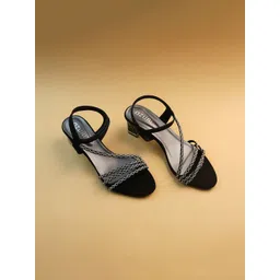 Ozuri Embellished Party Block Sandals-picture-23