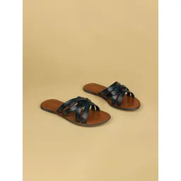 Ozuri Leather Flatform Sandals-picture-23