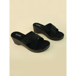 Ozuri Suede Party Block Sandals-picture-39
