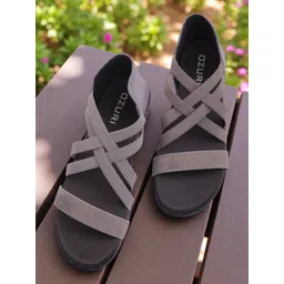 Ozuri Women Open Toe Flats-picture-22