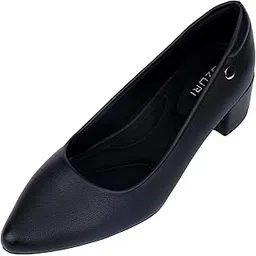 ozuri Women's Leather Block heel Pump Sandals - (14401)-picture-25