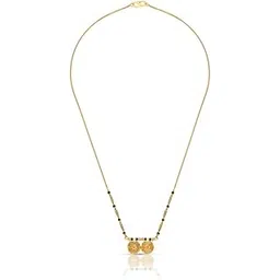 p. n. gadgil jewellers P.N.Gadgil Jewellers 22 Karat (916) BSI Hallmarked Yellow Gold Vivah Yog ModernMangalsutra For Women-picture-11