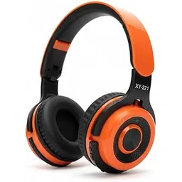 P47 Wireless Bluetooth Headphones with Deep Bass Sound,Comfortable Cushioned Earpads for Music and Calls (XY221-ORANGE-BLACK-05)-picture-10