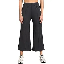 paavki Women's Cotton Lycra Loose Fit Flared Mid Rise Wide Leg Palazzo Pants Trouser Bottom Wear for Girls-picture-49