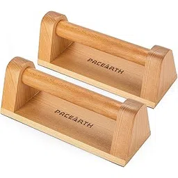 PACEARTH Wood Push Up Bars, Support 660 lbs Push Up Stand with Full Non-Slip Baseplate for Home Gym Fitness-picture-18