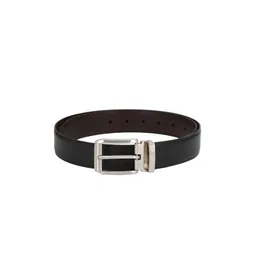 Pacific Gold Men Black & Brown Reversible Solid Belt-picture-33