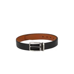 Pacific Gold Men Black & Brown Solid Reversible Belt-picture-13