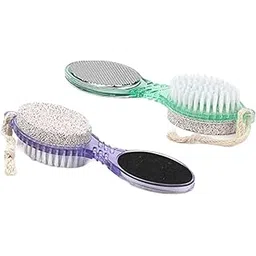 Pack Of 2 Pedicure Tool Pedicure Brush For Feet Foot Filer Scrubber 4 In 1 Foot File With Pedicure And Manicure Brush Multi Use Pedicure Paddle Brush (Cleanse, Scrub, File And Buff)-picture-32