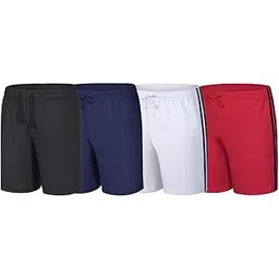 Pack of 4 Men's Shorts | Polyester Shorts| Sport Shorts | Shorts for Men's-picture-28