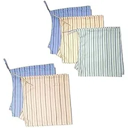 (Pack of 5) Cotton Blend Underwear Patte wala Kaccha with String || Nade Wala Nekar Janghiya Boxer for Men (Color: Assured)-picture-50