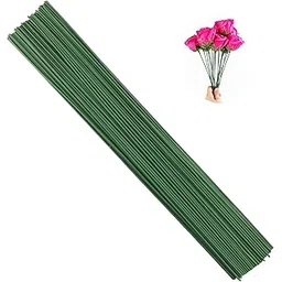 Pack of 50, Diameter 2mm Dark Green Floral Paper Wrapped Wire 16 inch Floral Stem Wire - DIY Floral Accessories-image-35