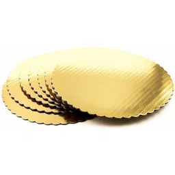 pactiv bake 10 INCH CAKE BASE GOLD LAMINATION PACK OF 5 Paper Cake Server-picture-20