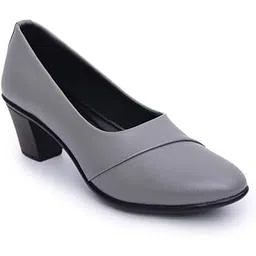 padchin Women Round Toe Block Heel Pumps-picture-50