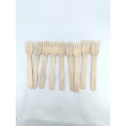 padmavathi enterprises Disposable Wooden Dessert Fork-picture-37