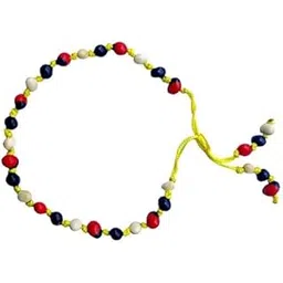 padmavathi enterprises New Natural Red Black White Chirmi Gunja Ratti Bracelet Band For Men And Women - 1 Piece-picture-5