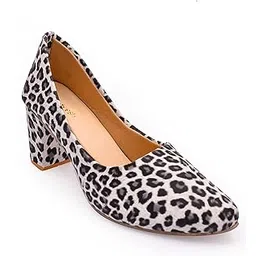 padvesh Womens Classic Pointed Toe Chunky Block Heel Pumps Casual Slip-on Low Heels Ladies Office Dress Shoes-picture-55