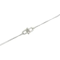 pahel - "the silver that shines" Silver Dual-Link Zirconia Bracelet ? Modern Strength & Sparkle-picture-53
