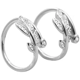 pahel - "the silver that shines" Silver Flower Toe Rings ? Blooming Beauty Inspired Design, Lightweight and Durable-picture-16