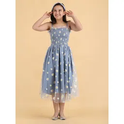 PaheliRani Girl Floral Printed Fit & Flare Dress-picture-20