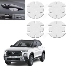 pahwaal Car Door Scratch Protection sticker finger guard (PU) Creta Car Grab handle-picture-23