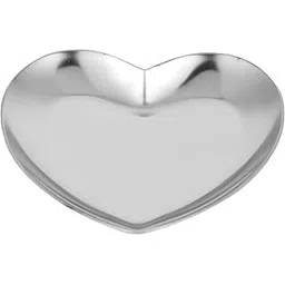 Painting Pallet, Heart Shaped Exquisite Elegant Firm Sturdy Nail Palette for Nail Salon for Nail Artist for Beginner for Nail School for Home(Silver)-picture-49