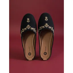Pairs4U Women Embellished Mojaris Flats-picture-33